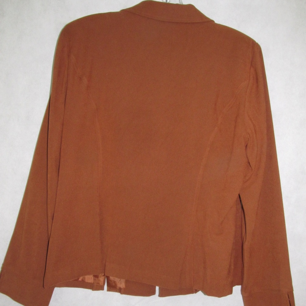 Prophecy Dress Petite Jacket Size 10P Brown Fancy - Picture 5 of 7